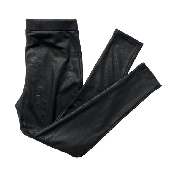 Creation Leggings Womens Size Medium Black Snake Print Soft Comfy Athleisure NEW - Picture 1 of 6